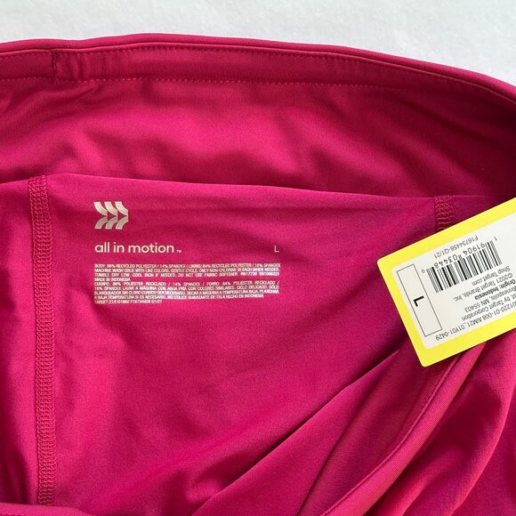 All in Motion Tennis Running Skort Cranberry Pink Womens Size L NWT - Picture 3 of 10